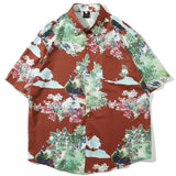 Men's Hawaiian Peacock Printing Shirts