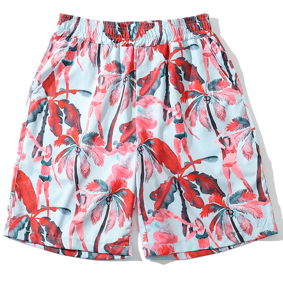 Men's Coconut Tree Beach Shorts