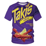 Takis Shorts T-Shirts 2Pcs Set