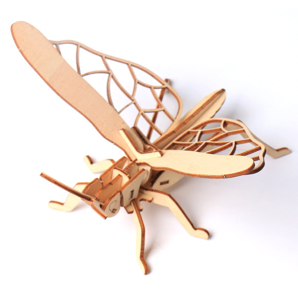 3D Wooden DIY Insect Puzzle