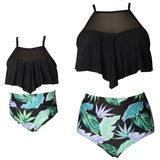 Family Matching Swimwear Mother and Daughter 2 Piece Swimsuit