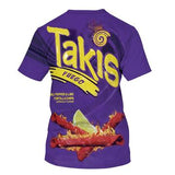 Takis Shorts T-Shirts 2Pcs Set