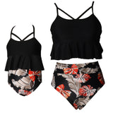 Family Matching Swimwear Mother and Daughter Two Piece Swimsuit