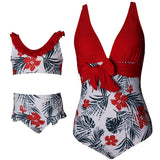 Mother and Daughter One Piece Swimsuits Swimwear