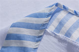 Men's White T-Shirt Stripe