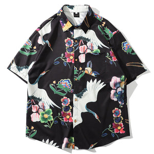 Men's Hawaiian Crane Shirts