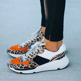 Woman Flat Leopard Sneakers