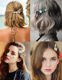 40 Pcs Velvet Hair Scrunchies with Pearl Hair Clips