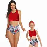 2020 Family Matching Swimwear Mom and Daughter 2 Piece Swimsuits