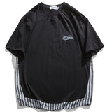 Men's White T-Shirt Stripe