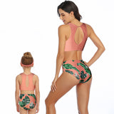 2020 Family Matching Swimwear Mom and Daughter 2 Piece Swimsuits