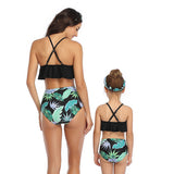 Family Matching Swimwear Mother and Daughter 2 Piece Swimsuit