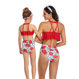 Family Matching Swimwear Mom and Daughter 2 Piece Swimsuits