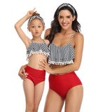 Family Matching Swimwear Mom and Daughter 2 Piece Swimsuits