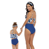 Family Matching Swimwear Mother and Daughter Two Piece Swimsuit