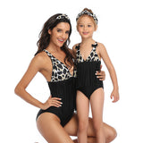 2020 Family Matching Swimwear Mom and Daughter One Piece Swimsuits