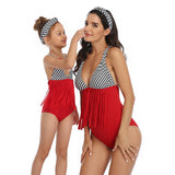 2020 Family Matching Swimwear Mom and Daughter One Piece Swimsuits