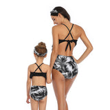 Family Matching Swimwear Mother and Daughter 2 Piece Swimsuit