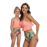 Family Matching Swimwear Mother and Daughter Two Piece Swimsuit