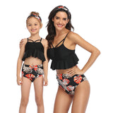 Family Matching Swimwear Mother and Daughter Two Piece Swimsuit