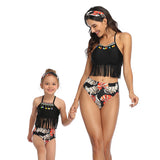 Mother and Daughter Two Piece Swimsuits Swimwear