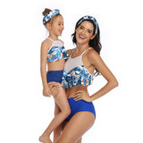 Family Matching Swimwear Mother and Daughter 2 Piece Swimsuit