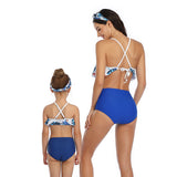 Family Matching Swimwear Mother and Daughter 2 Piece Swimsuit