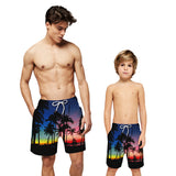 Coconut Tree Beach Board Shorts