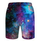 Colorful Galaxy Beach Board Shorts