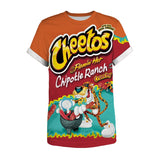 Men's T-Shirts 3D Cheetos Printed Pattern