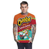 Men's T-Shirts 3D Cheetos Printed Pattern