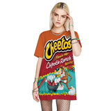 Men's T-Shirts 3D Cheetos Printed Pattern