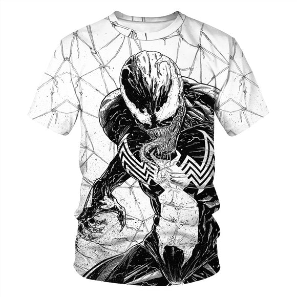 Men's T-Shirts 3D Venom Printed Pattern