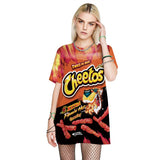 Men's T-Shirts 3D Hot Cheetos Printed Pattern