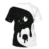 Men's T-Shirts 3D Lunar Solar Printed Pattern