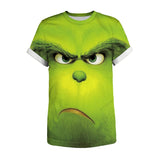 Men's T-Shirts 3D Grinch Printed Pattern