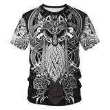 Men's T-Shirt 3D Viking Myth Printed Pattern