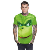 Men's T-Shirt 3D Grinch Printed Pattern