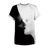 Men's T-Shirt 3D Couples Printed Pattern