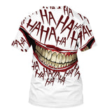 Men's T-Shirt 3D Haha Joker Smile Printed Pattern