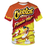 Men's T-Shirt 3D Cheetos Printed Pattern