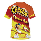 Men's T-Shirt 3D Cheetos Printed Pattern