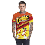 Men's T-Shirt 3D Cheetos Printed Pattern