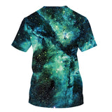 Men's T-Shirt 3D Luminescent Galaxy Printed Pattern