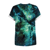 Men's T-Shirt 3D Luminescent Galaxy Printed Pattern