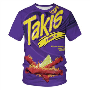 Men's T-Shirt 3D Takis Printed Pattern