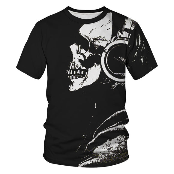 Men's Graphic T shirt Skull Patterns