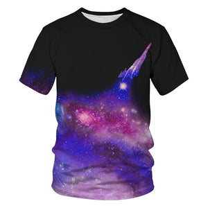 Men's Graphic T shirt Galaxy Patterns