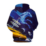 Mens Hoodies 3D Printing Animal Pattern Costume