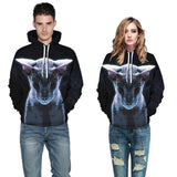 Mens Hoodies 3D Printing Animal Pattern Costume